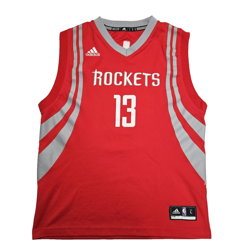 Adidas Houston Rockets James Harden #13 Jersey Red Youth L (14-16) NBA